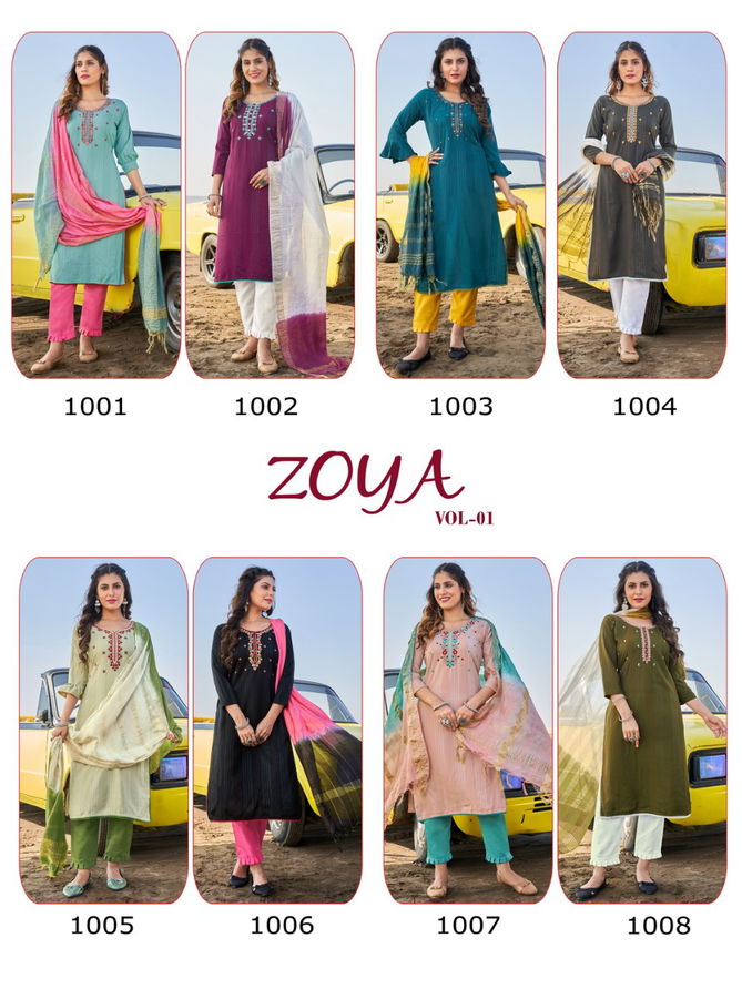 Viyaa Zoya Vol 1 Ethnic Wear Fancy Designer Wholesale Readymade Suits